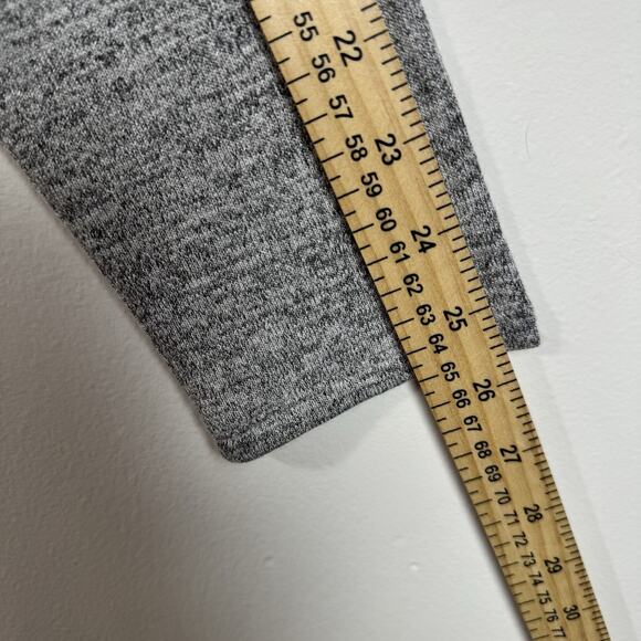 BANANA REPUBLIC Factory Women’s Grey KnitLongSleeve Top Size M Soft Pullover Zip - Picture 5 of 9